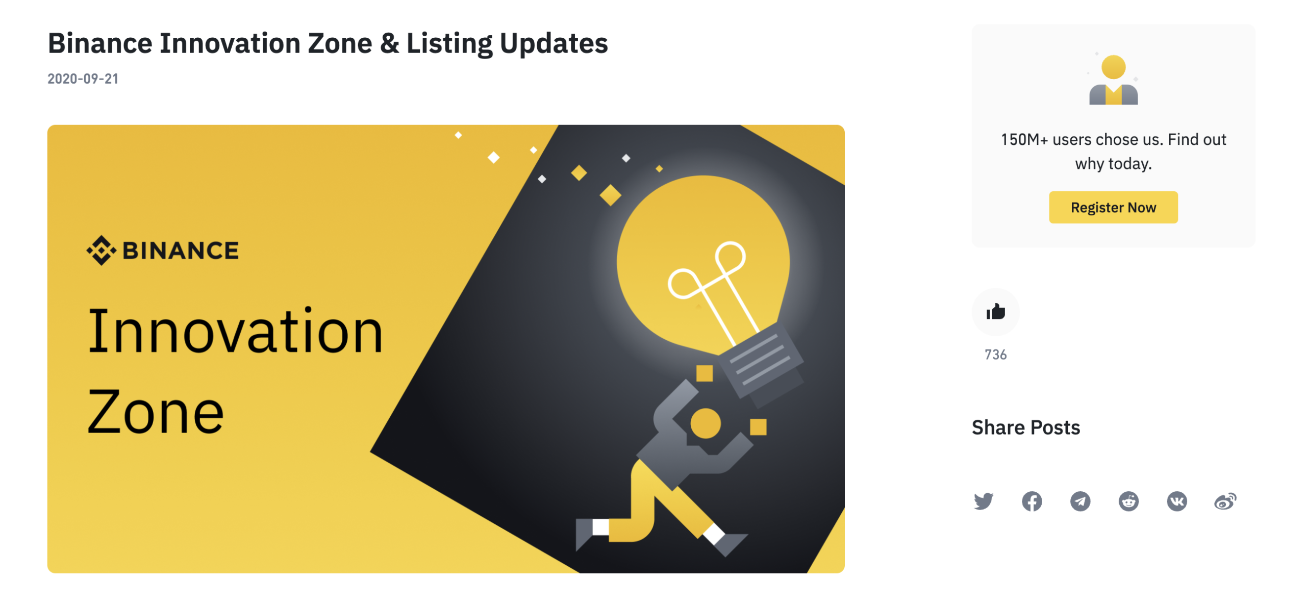 Binance Innovation Zone